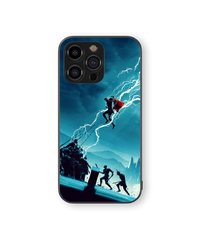 Thunderous Hero Premium Glass Mobile Cover