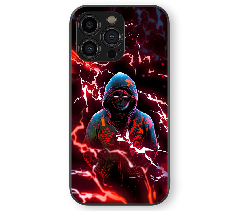 Mystic Ninja | Electro Series | Premium Glass Back Case