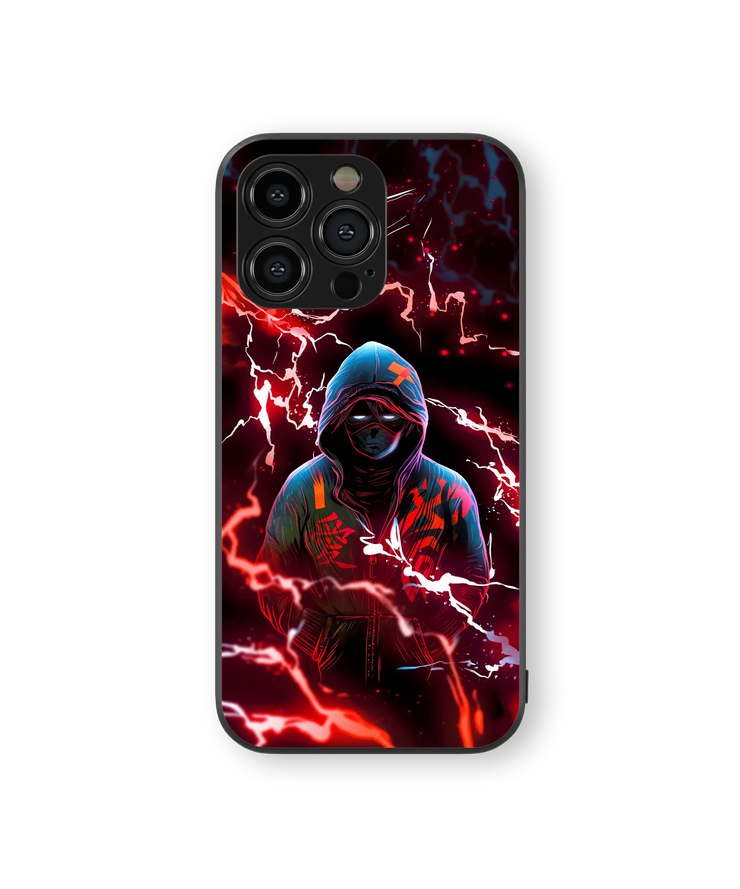 Mystic Ninja | Electro Series | Premium Glass Back Case