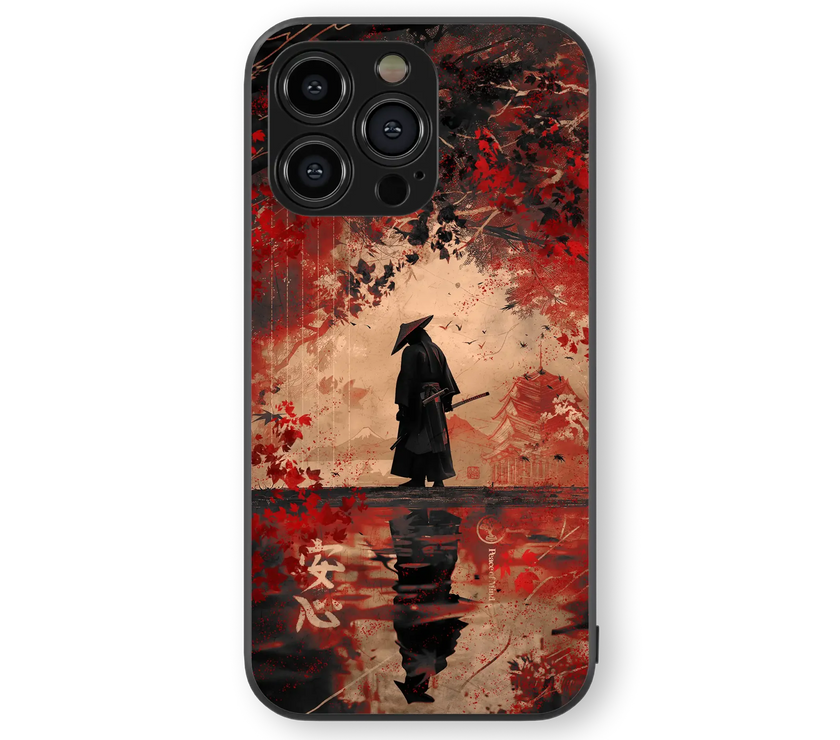 Samurai Autumn Theme | Chūshingura Series | Premium Glass Back Case