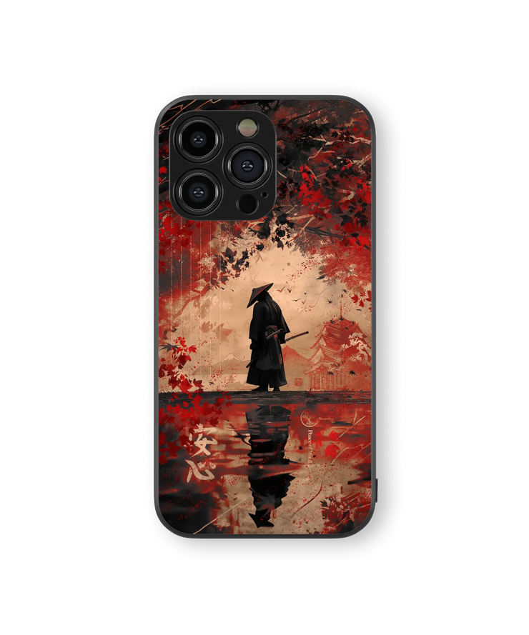 Samurai Autumn Theme | Chūshingura Series | Premium Glass Back Case