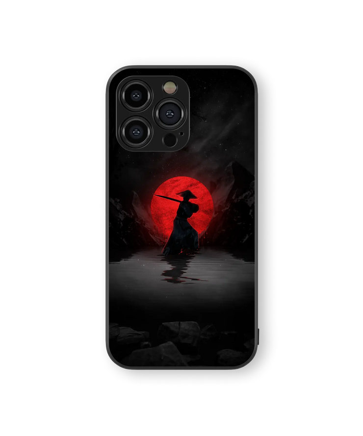 Samurai Warrior | Mystical Moonlight Series | Premium Glass Back Case