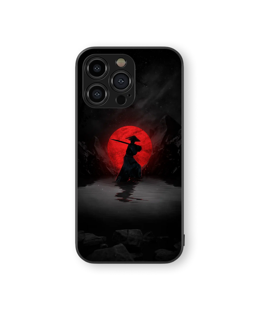 Samurai Warrior | Mystical Moonlight Series | Premium Glass Back Case