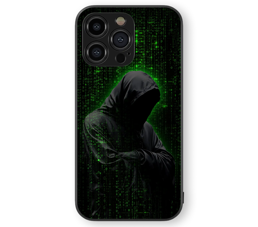 Cyber Matrix Premium Glass Mobile Cover