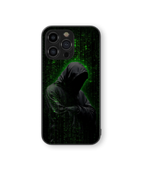Cyber Matrix Premium Glass Mobile Cover