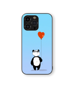 Panda Love Premium Glass Mobile Cover