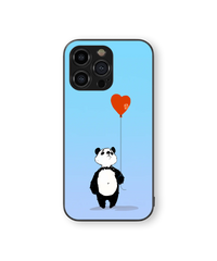 Panda Love Premium Glass Mobile Cover