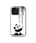 Cute Panda Art Premium Glass Mobile Cover