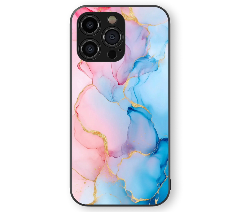Ethereal Marble Premium Glass Mobile Cover