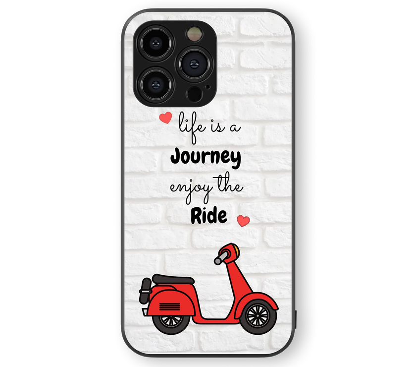 Journey Ride Cute Premium Glass Mobile Cover