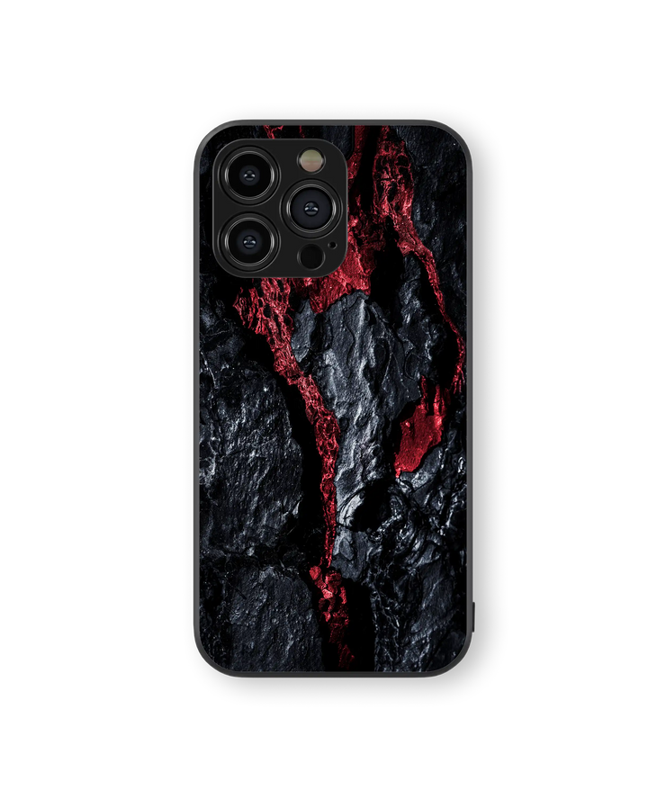 Lava Rock Moody Premium Glass Mobile Cover