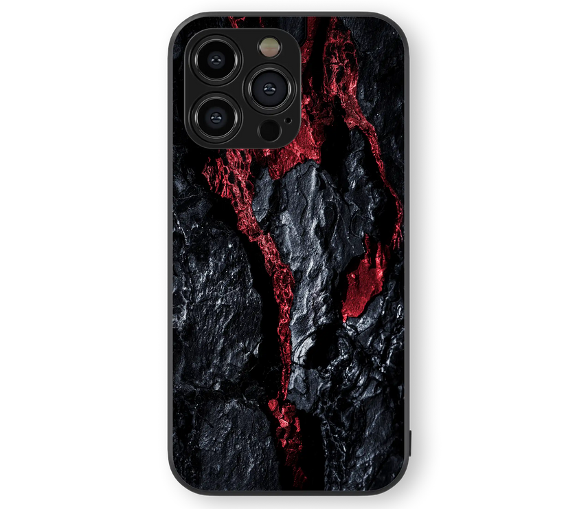 Lava Rock Moody Premium Glass Mobile Cover