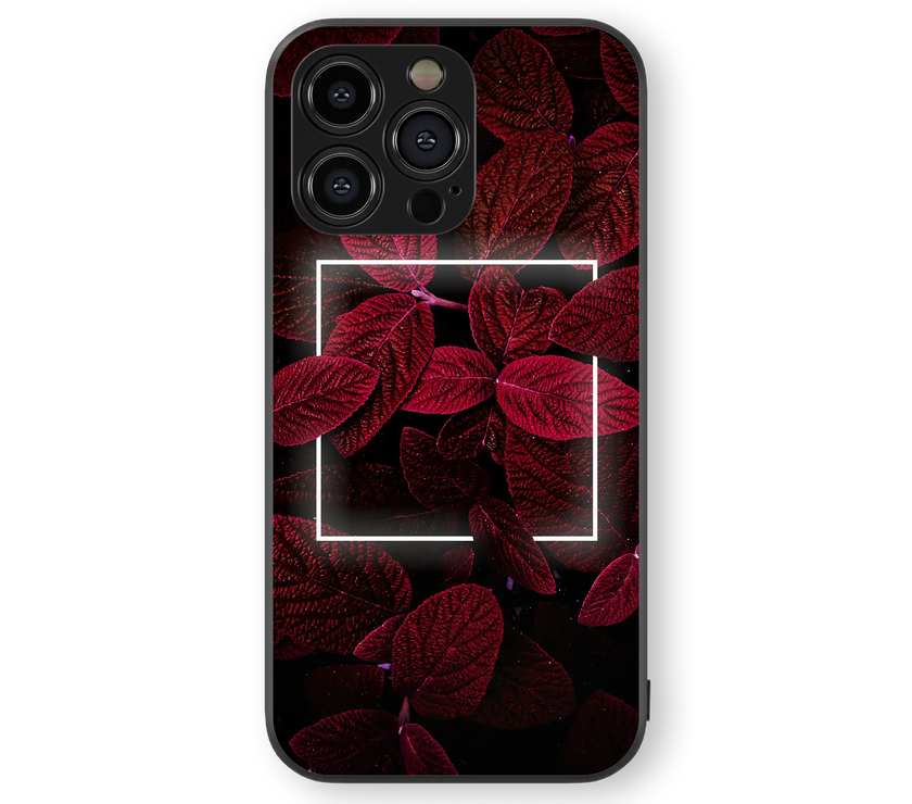 Moody Floral Premium Glass Mobile Cover