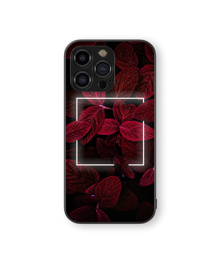 Moody Floral Premium Glass Mobile Cover
