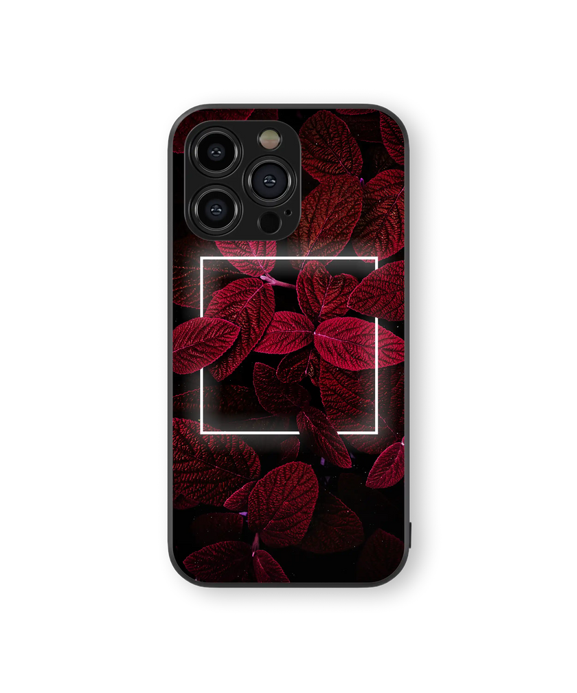 Moody Floral Premium Glass Mobile Cover