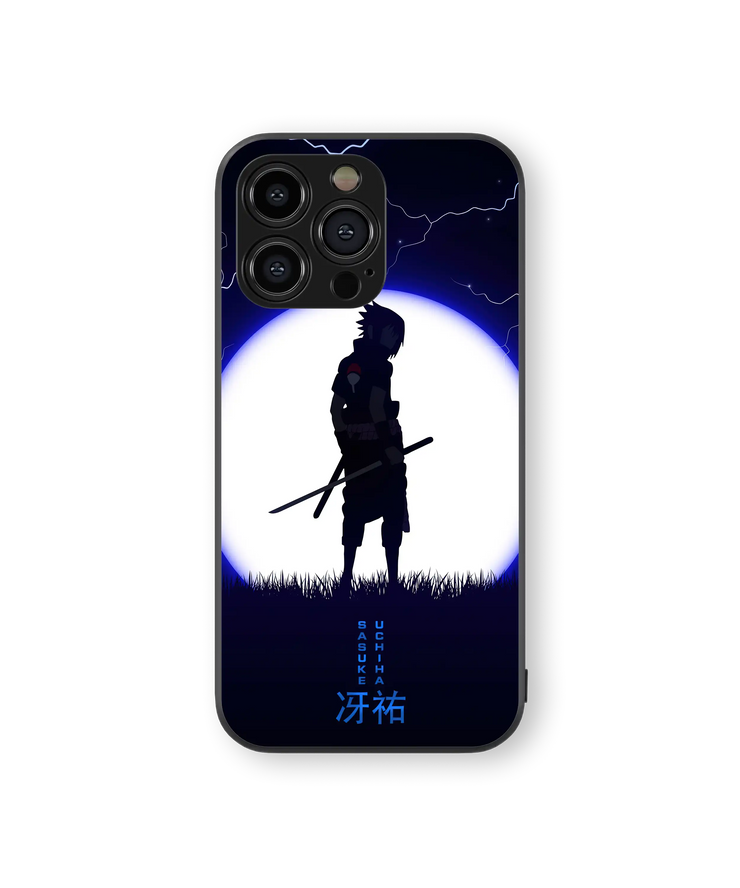 Moody Anime Warrior Premium Glass Mobile Cover