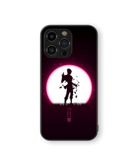Anime Shadow Night Premium Glass Mobile Cover