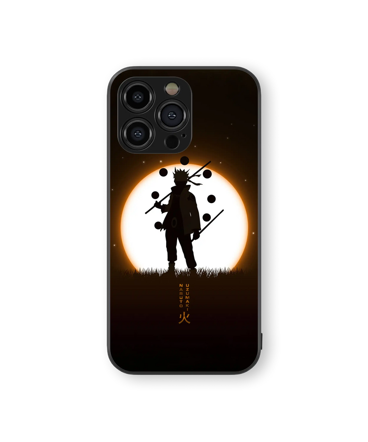 Anime Warrior Spirit Premium Glass Mobile Cover