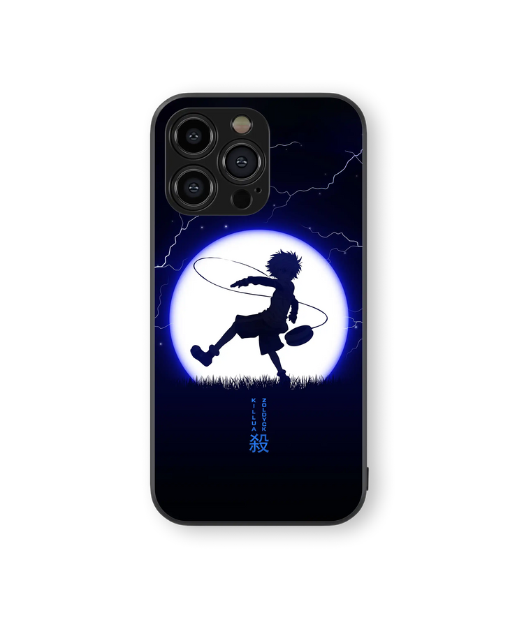Moody Anime Silhouette Premium Glass Mobile Cover