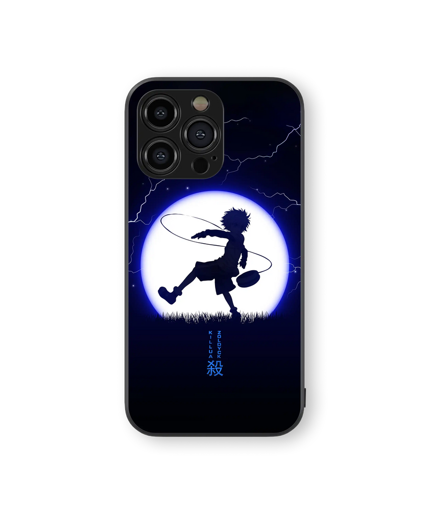 Moody Anime Silhouette Premium Glass Mobile Cover