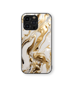 Elegant Swirl Premium Glass Mobile Cover