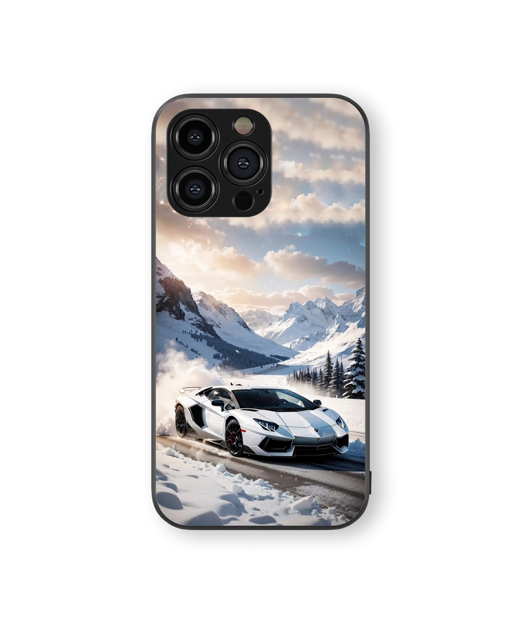 Moody Car Adventure Premium Glass Mobile Cover