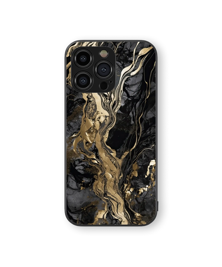 Moody Marble Elegance Premium Glass Mobile Cover