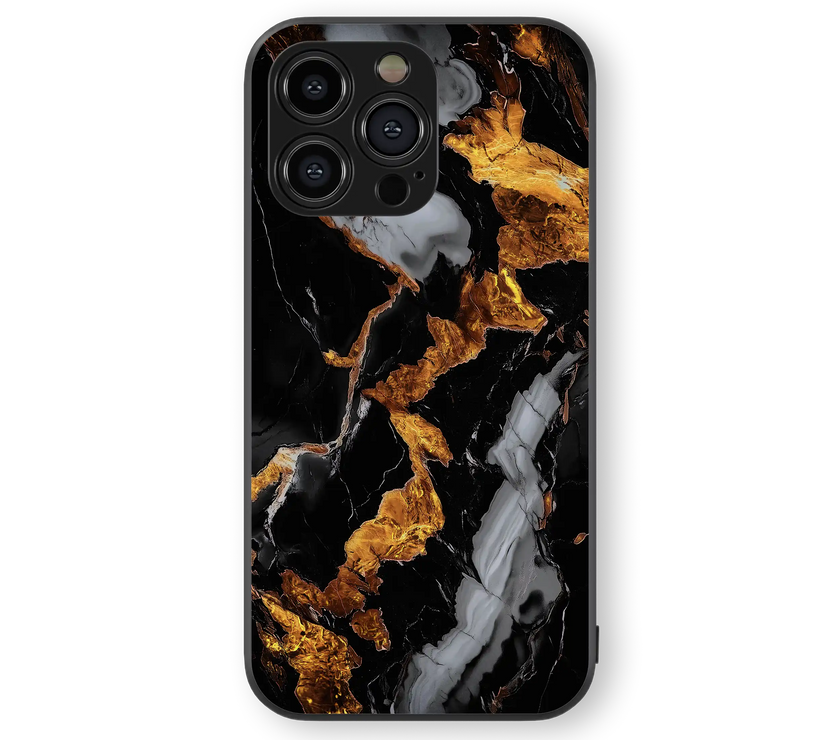Moody Marble Luxe Premium Glass Mobile Cover