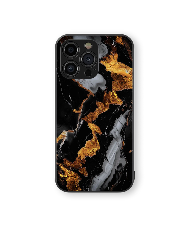 Moody Marble Luxe Premium Glass Mobile Cover