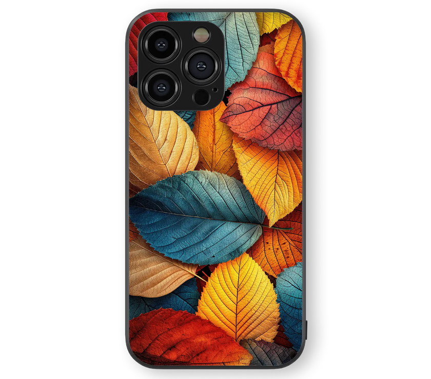Vibrant Leaves Premium Glass Mobile Cover