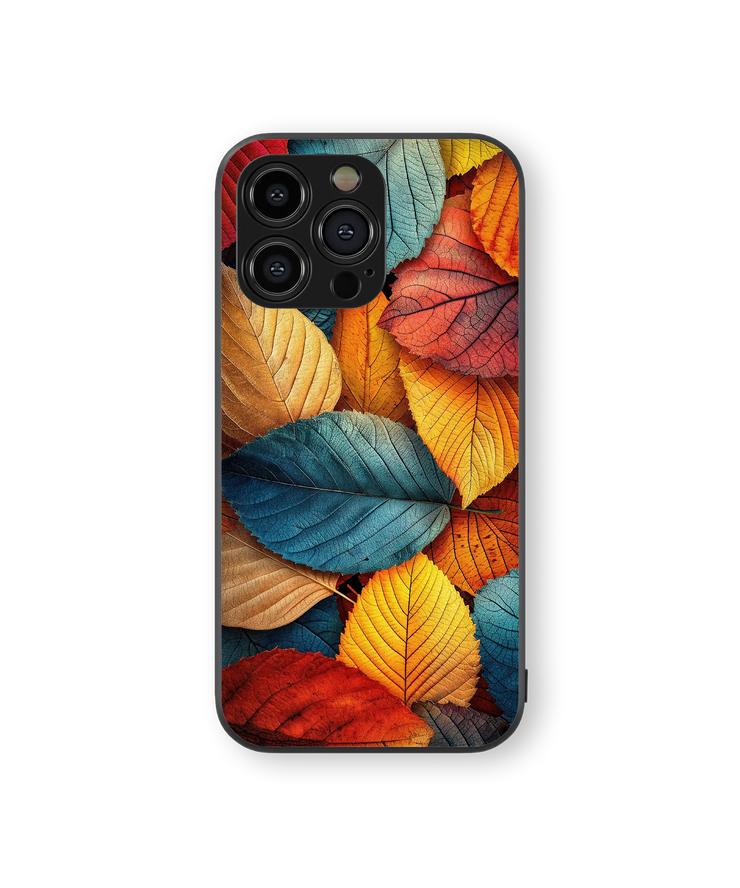 Vibrant Leaves Premium Glass Mobile Cover