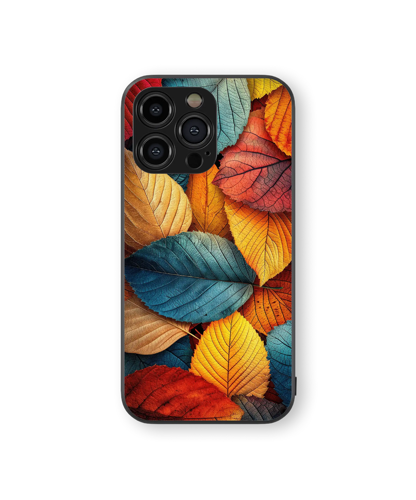 Vibrant Leaves Premium Glass Mobile Cover
