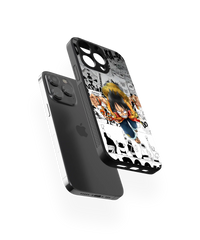 Anime Action Burst Premium Glass Mobile Cover