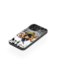 Anime Action Burst Premium Glass Mobile Cover
