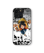 Anime Action Burst Premium Glass Mobile Cover