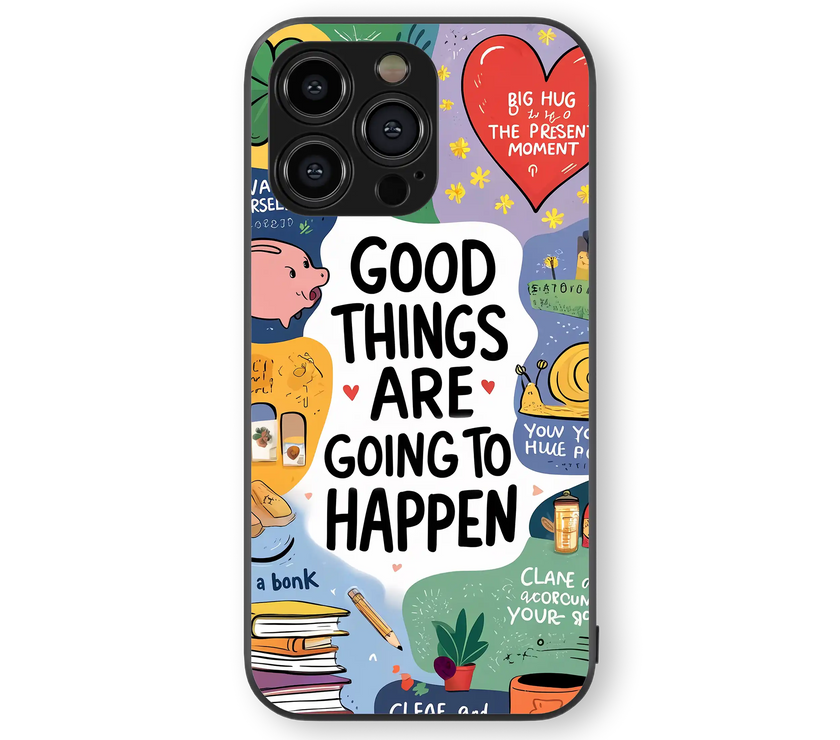 Wholesome Affirmations Premium Glass Mobile Cover
