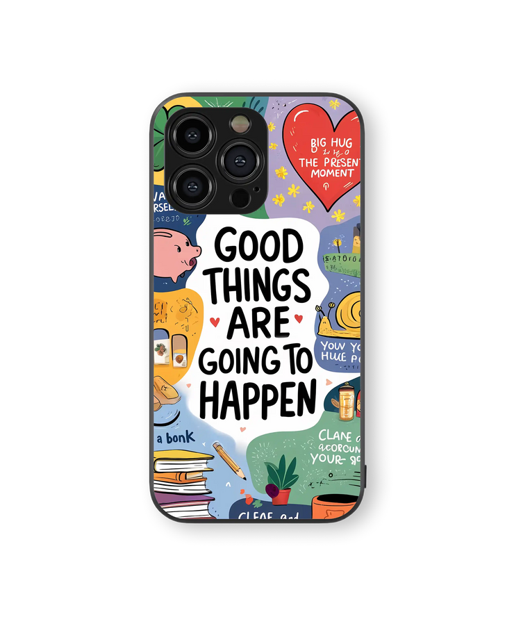Wholesome Affirmations Premium Glass Mobile Cover