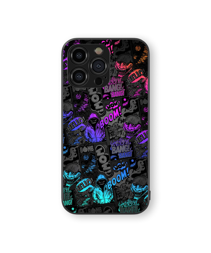 Urban Anime Boom Premium Glass Mobile Cover
