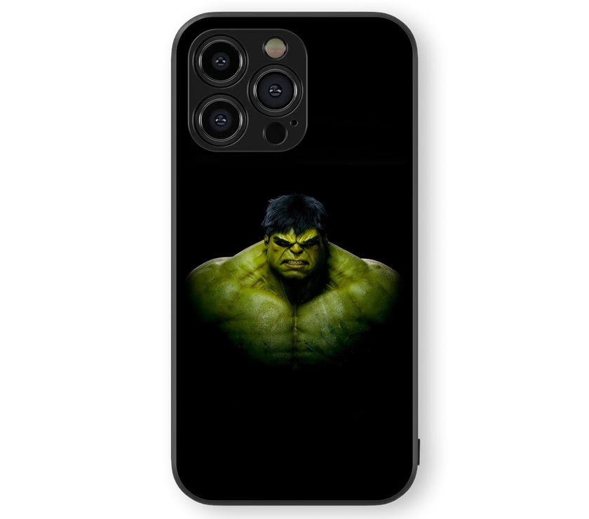 Moody Superhero Premium Glass Mobile Cover