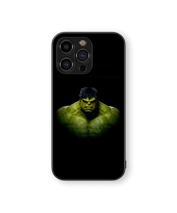 Moody Superhero Premium Glass Mobile Cover