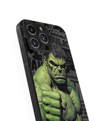 Superhero Power Punch Premium Glass Mobile Cover