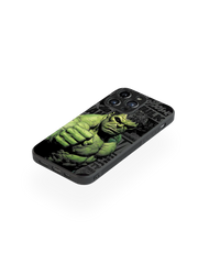 Superhero Power Punch Premium Glass Mobile Cover