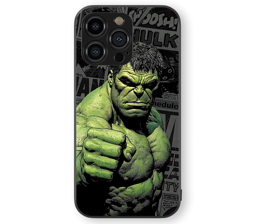 Superhero Power Punch Premium Glass Mobile Cover