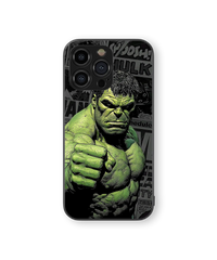 Superhero Power Punch Premium Glass Mobile Cover