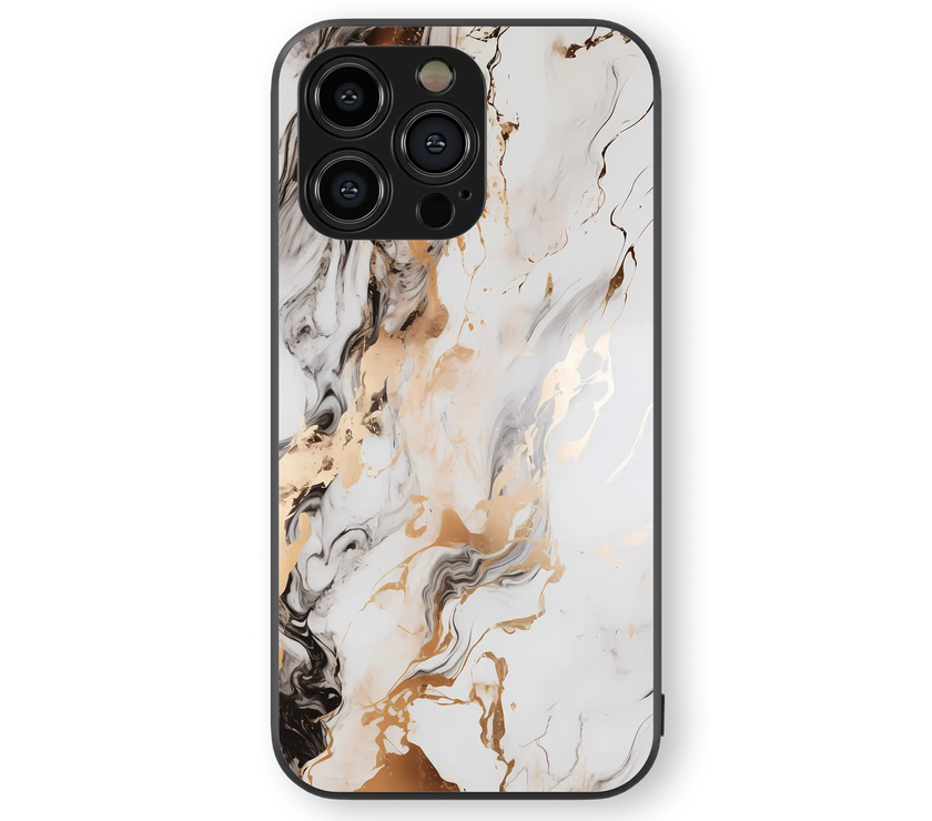 Moody Marble Swirl Premium Glass Mobile Cover