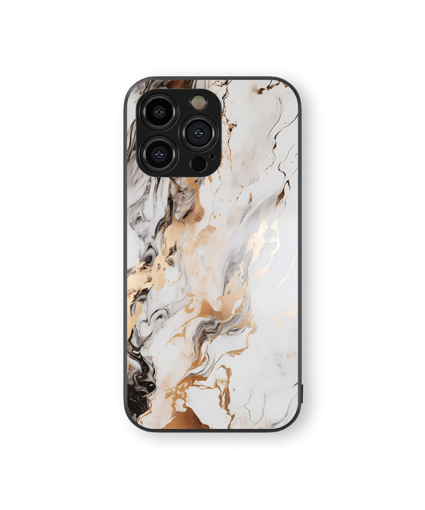 Moody Marble Swirl Premium Glass Mobile Cover