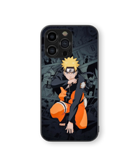 Anime Ninja Warrior Premium Glass Mobile Cover