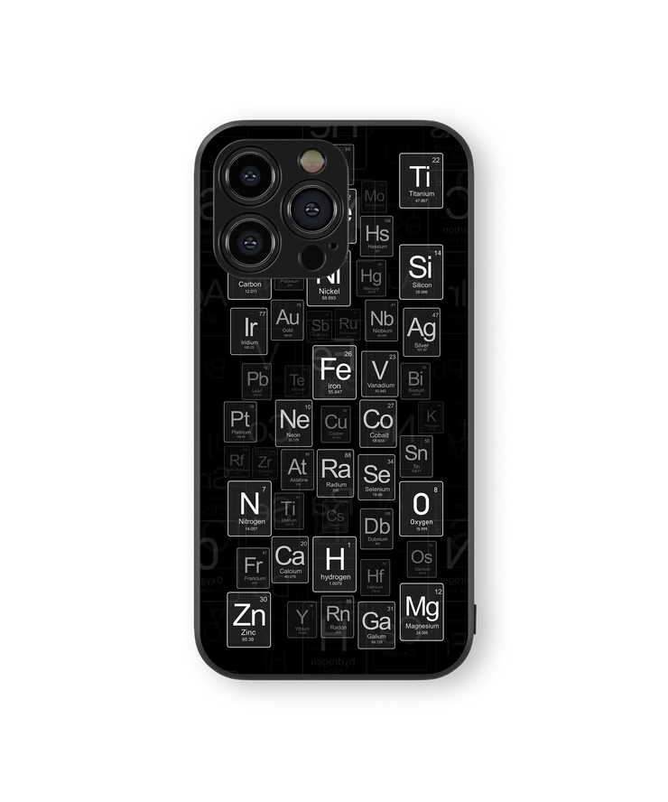 Elemental Elegance Premium Glass Mobile Cover