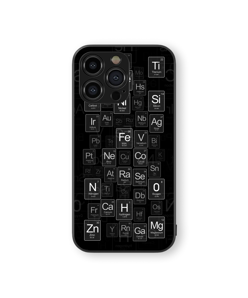 Elemental Elegance Premium Glass Mobile Cover