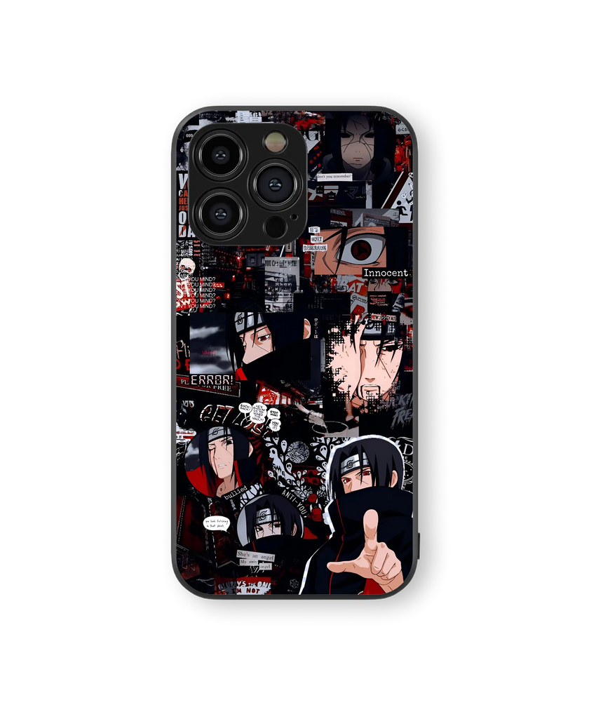 Moody Anime Collage Premium Glass Mobile Cover